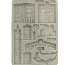 Clearance Stamperia Silikonform A5 "Venice", Monuments