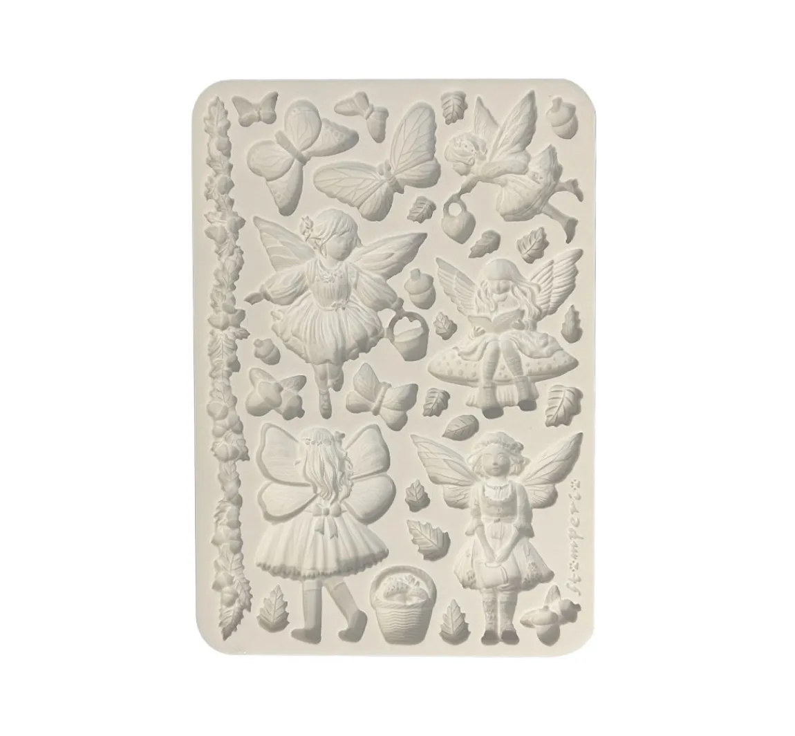 Outlet Stamperia Silikonform A5 "Whispering Wood - Fairies"