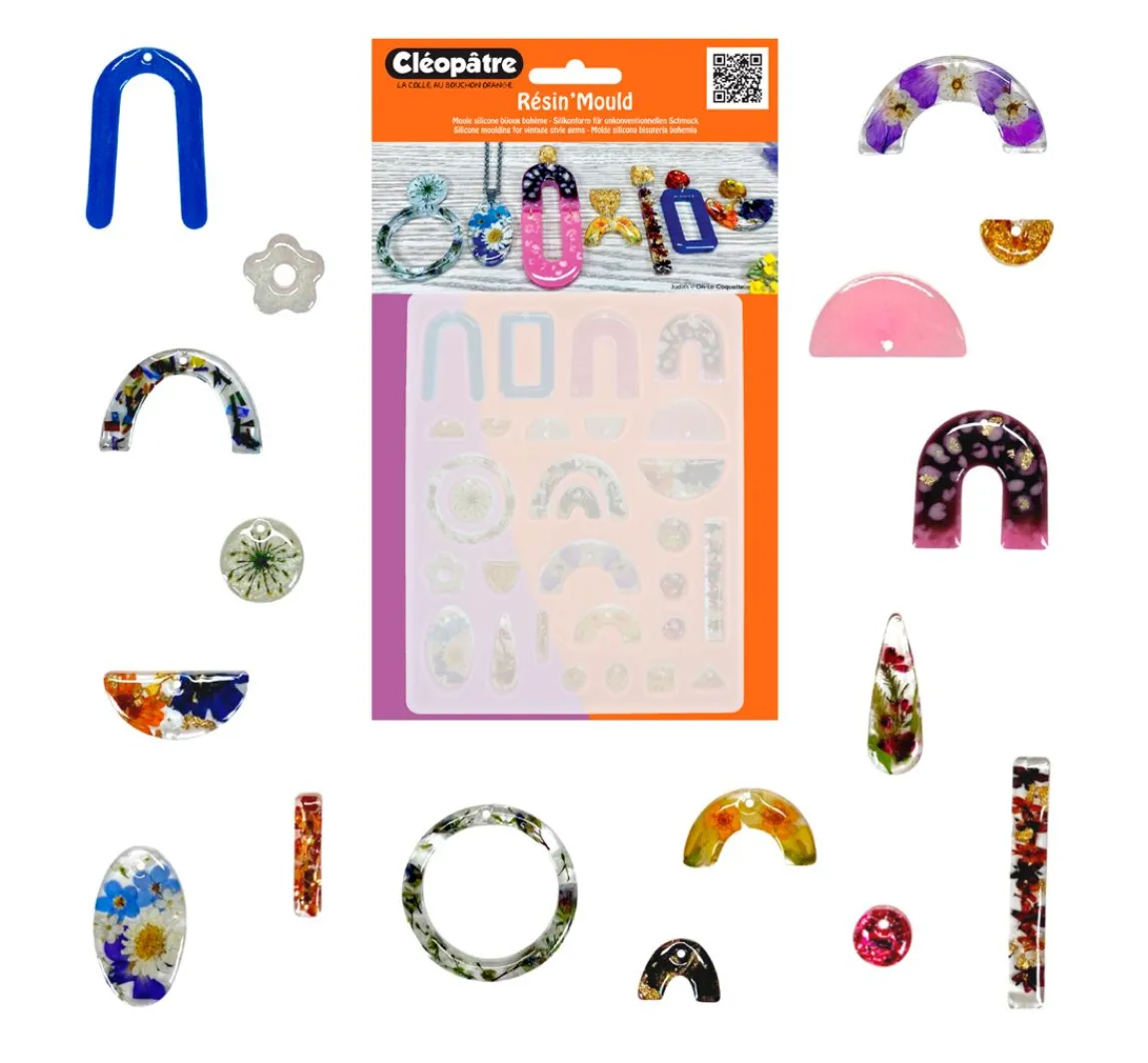 Online Cléopâtre Silikonform für Gießharz "Schmuck"