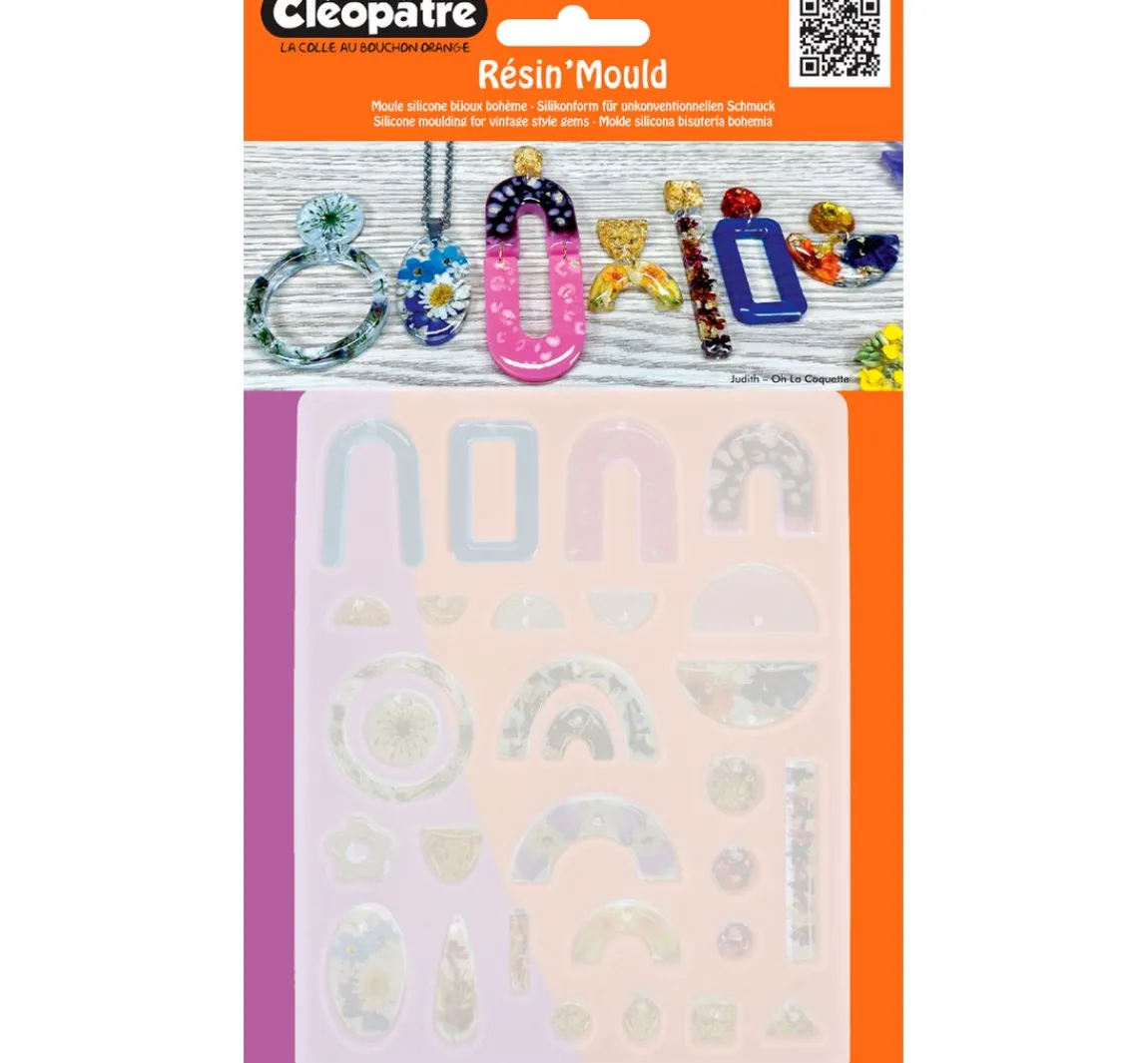 Online Cléopâtre Silikonform für Gießharz "Schmuck"