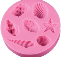 Online stafil Silikonform "Meeresmuscheln"
