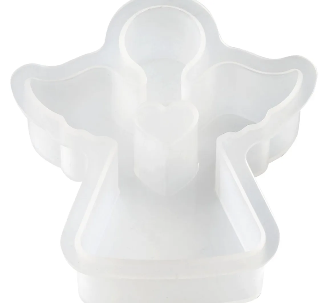 Outlet HobbyFun Silikon-Gießform "Engel mit Herz"