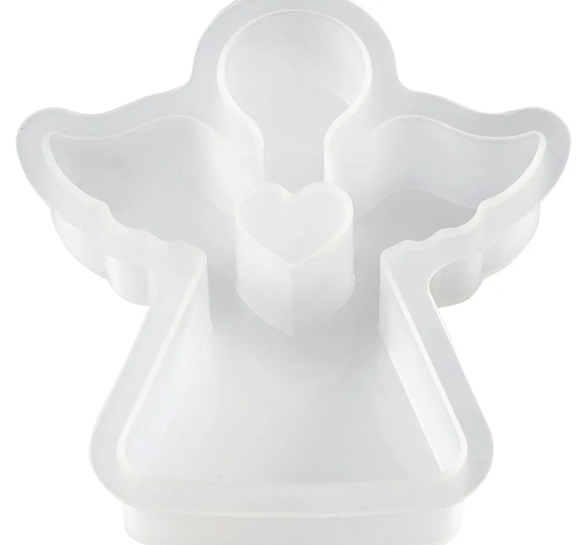 Outlet HobbyFun Silikon-Gießform "Engel mit Herz"