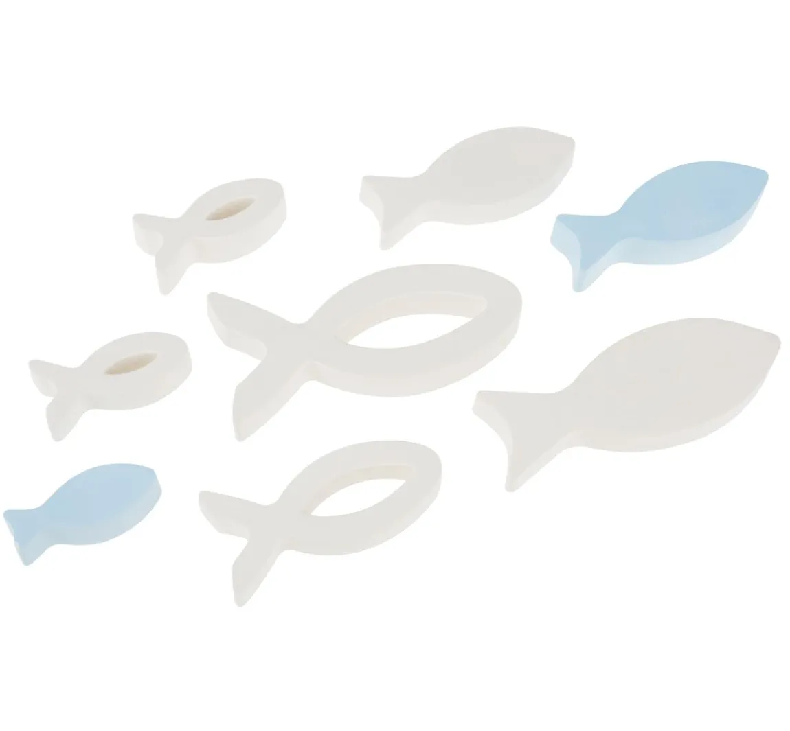 New HobbyFun Silikon-Gießform "Fische"