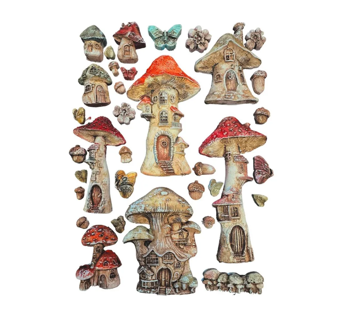 Online Stamperia Silikon-Gießform "Hidden Grove"