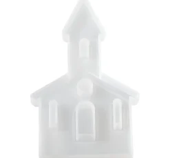 Sale HobbyFun Silikon-Gießform "Kirche", mit Steckkante