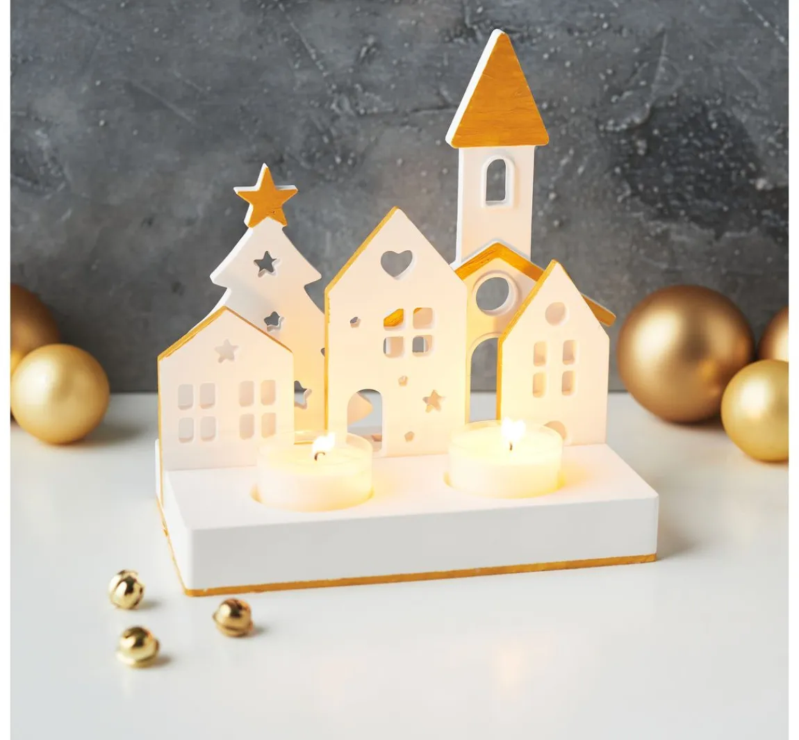 Sale HobbyFun Silikon-Gießform "Kirche", mit Steckkante