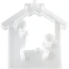 Discount HobbyFun Silikon-Gießform "Krippe" mit Steckkante