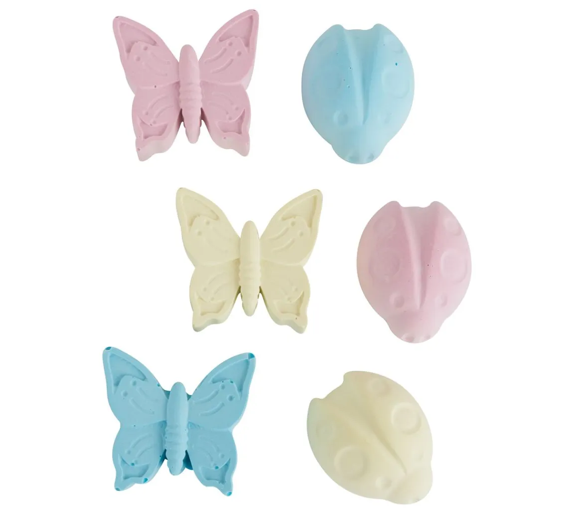 Clearance HobbyFun Silikon-Gießform "Marienkäfer & Schmetterling"