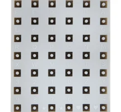 Outlet Rayher Silikon-Gießform "Perlen - Buchstaben & Zahlen"