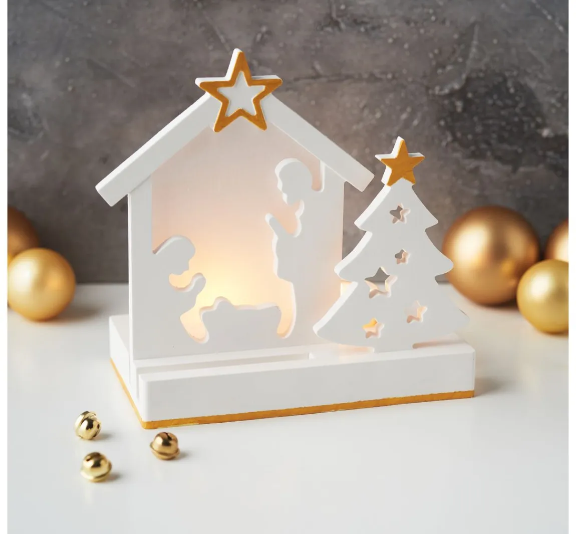 HobbyFun Silikon-Gießform "Tannenbaum" mit Steckkante