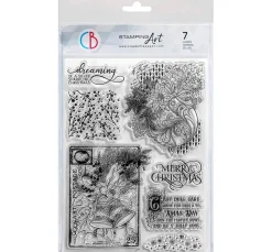 Clearance Ciao Bella Silikonstempel "Elegance of Blue"