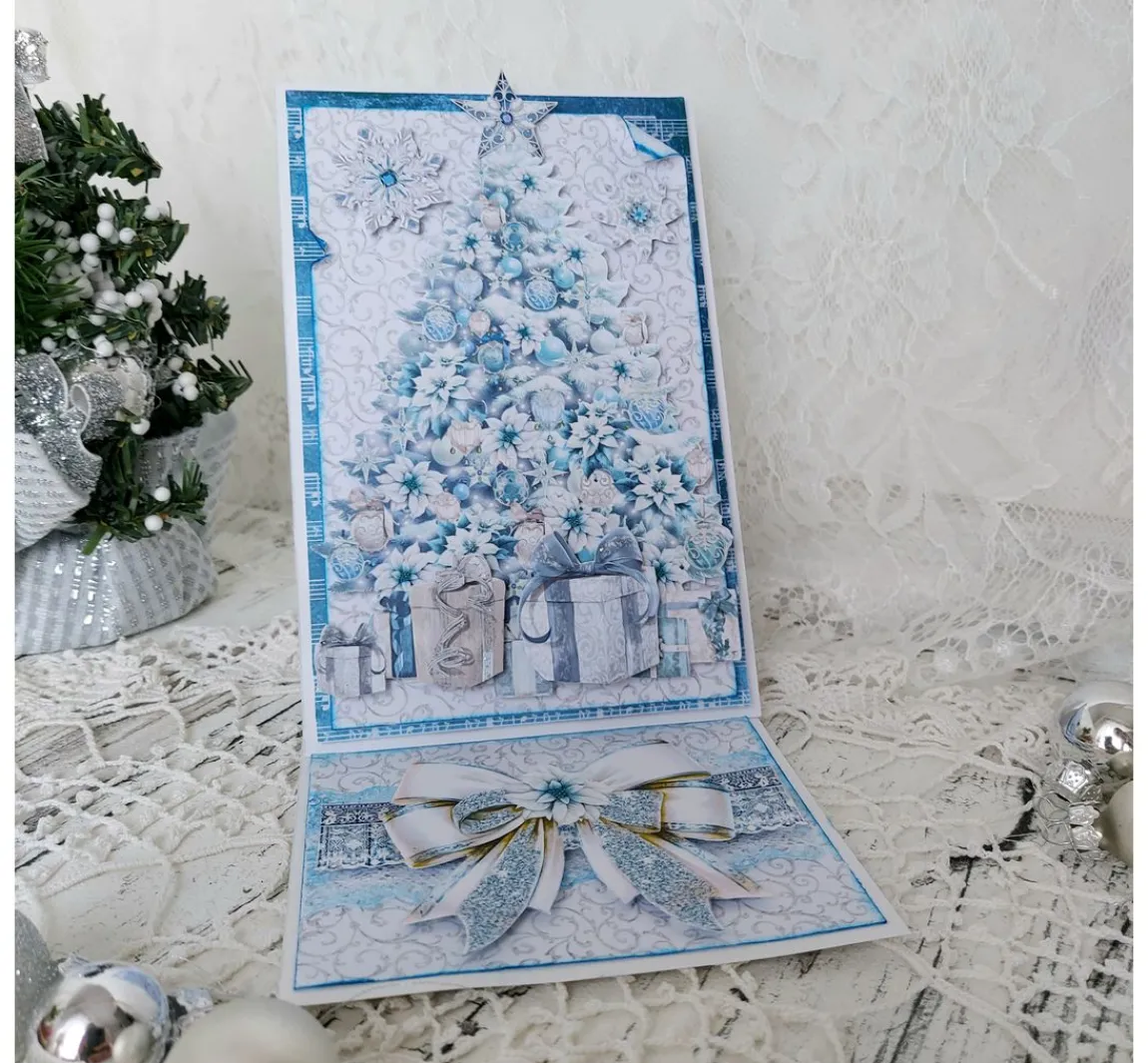 Clearance Ciao Bella Silikonstempel "Elegance of Blue"