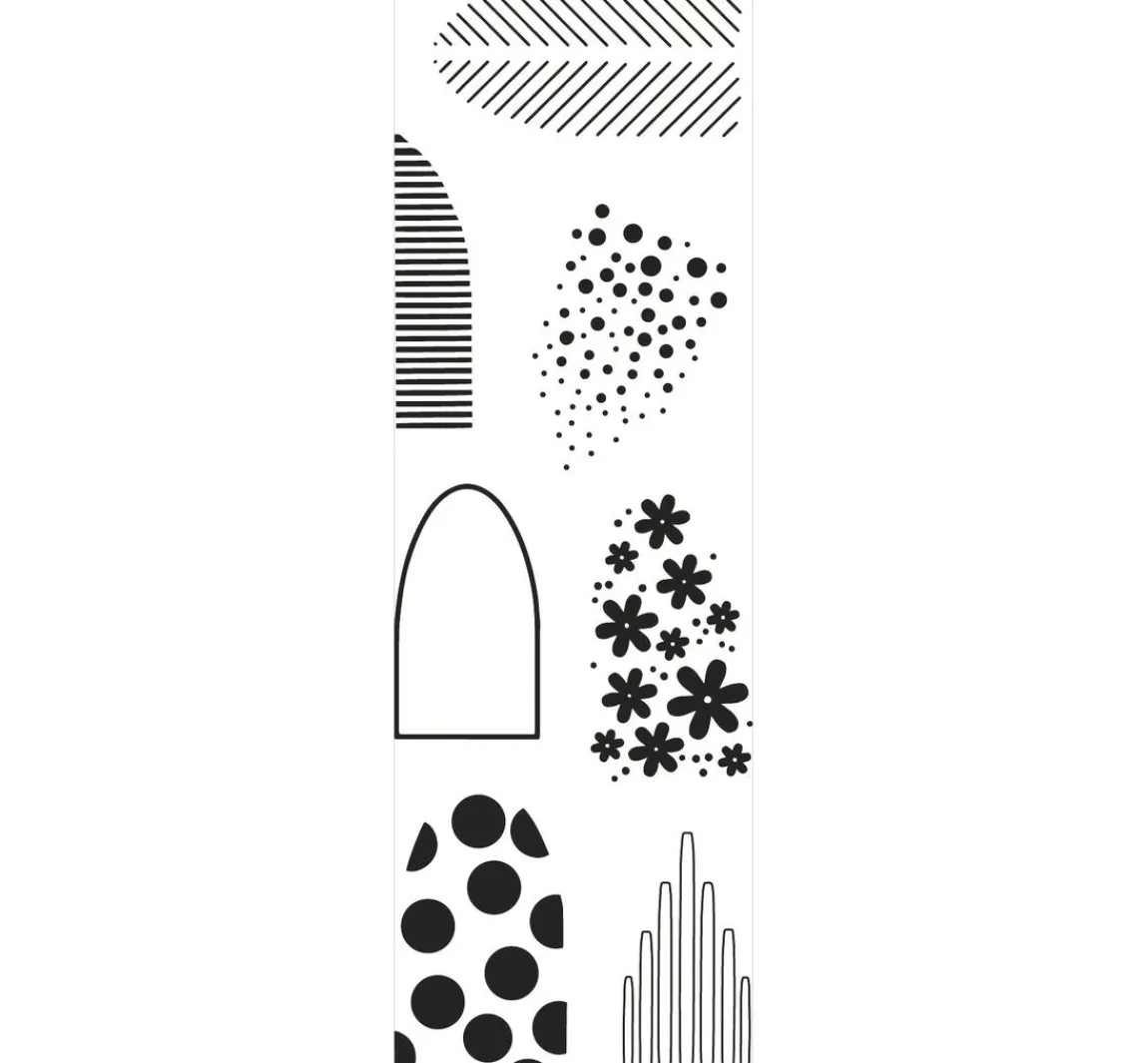 Hot FarbTon Papier Silikonstempel für Faltblume "Style"