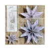 New FarbTon Papier Silikonstempel für Faltstern Mittel "Frohe Weihnachten"