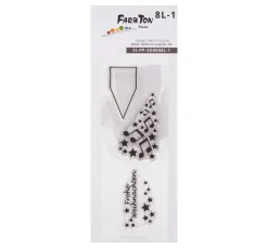 New FarbTon Papier Silikonstempel für Faltstern Mittel