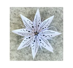 New FarbTon Papier Silikonstempel für Faltstern Mittel