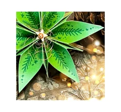 Hot FarbTon Papier Silikonstempel für Faltstern Groß
