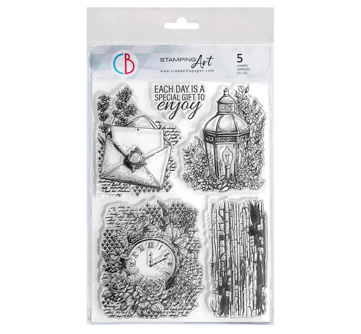 Ciao Bella Silikonstempel "Morning in Provence", Lavender Whispers