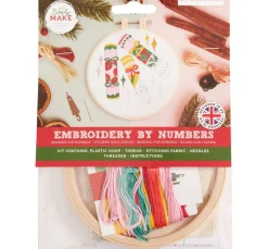 Hot docrafts Simply Make Simply Make - Embroidery By Numbers