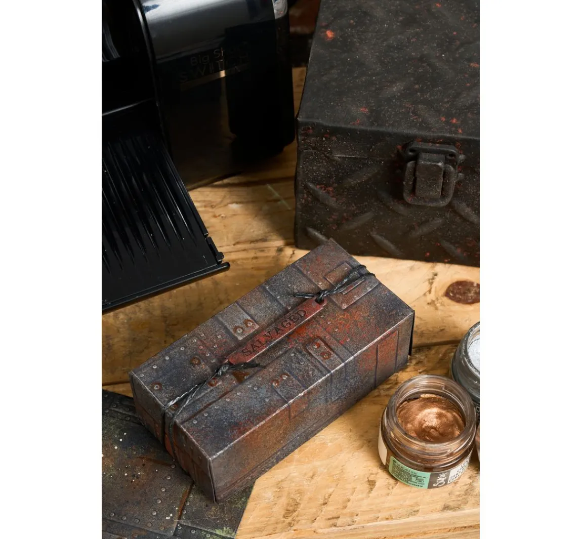 Outlet Sizzix A5 3D-Prägeschablone by Tim Holtz