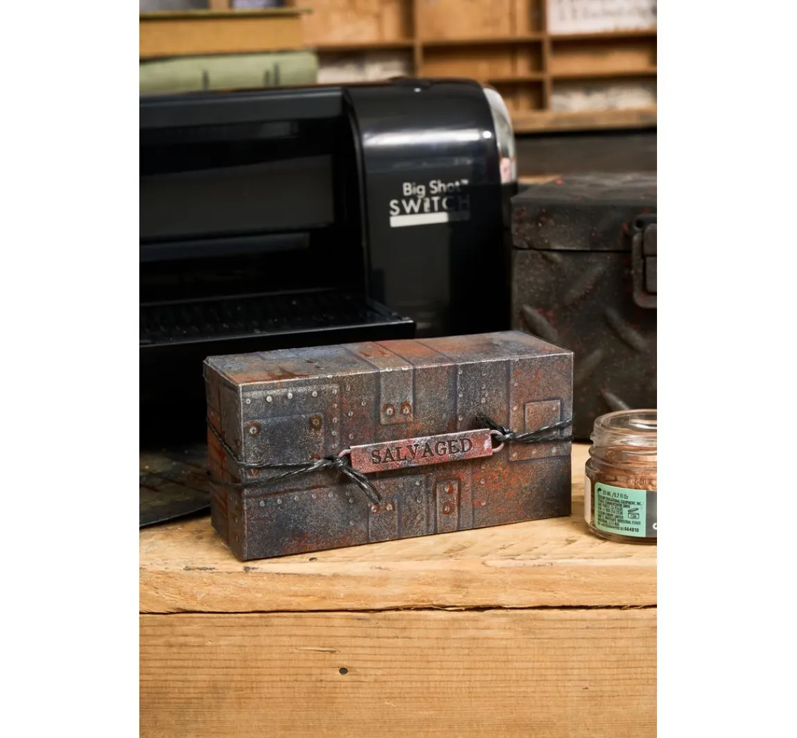 Outlet Sizzix A5 3D-Prägeschablone by Tim Holtz