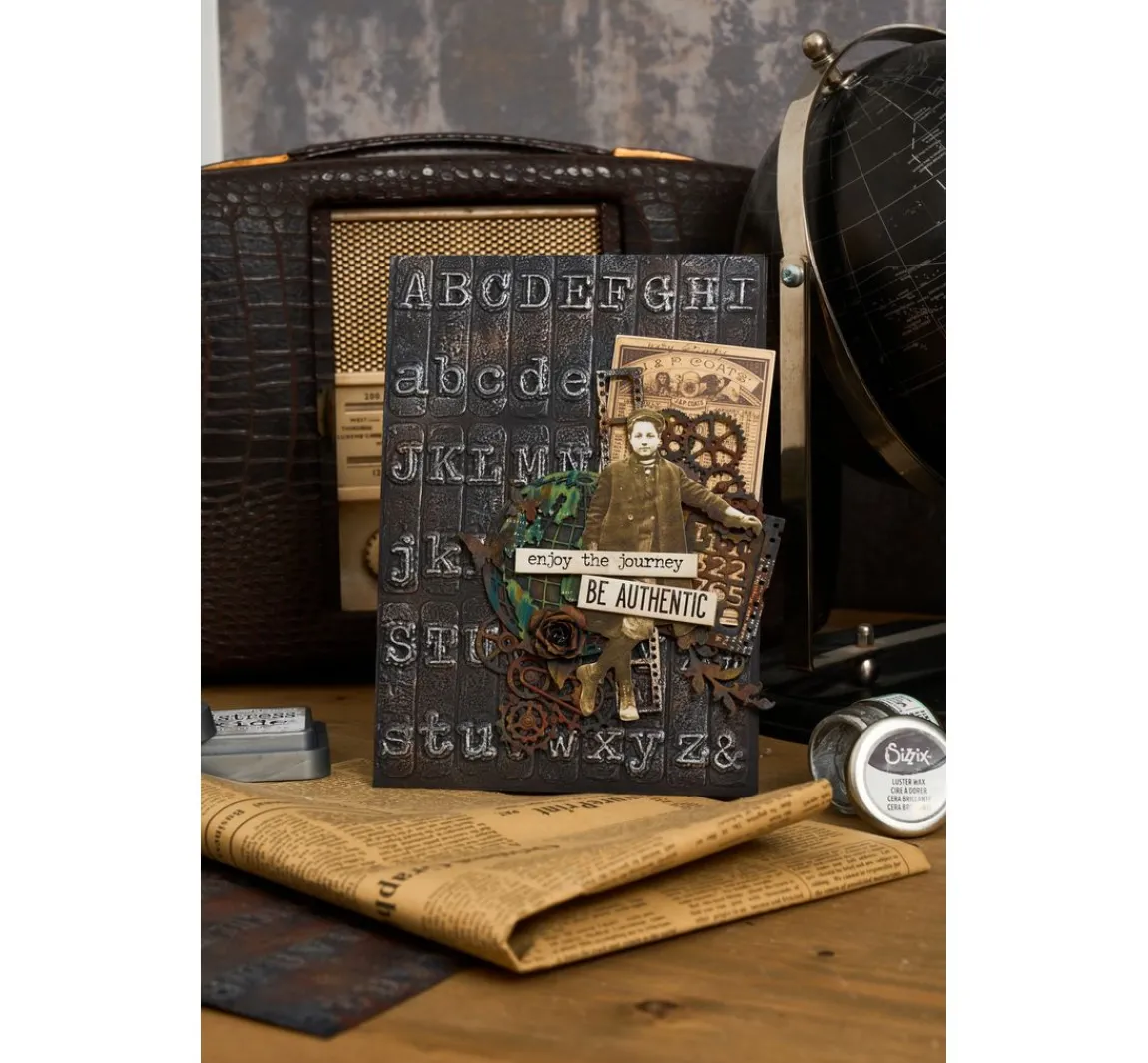 Outlet Sizzix A5 3D-Prägeschablone by Tim Holtz