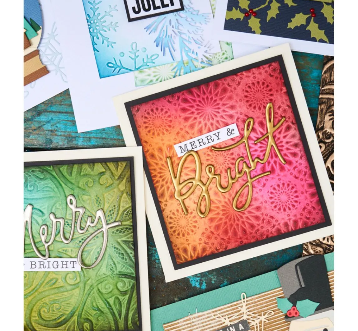 Online Sizzix A5 Prägeschablone "Kaleidoscope by Tim Holtz"