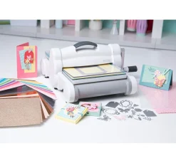 Hot Sizzix Big Shot Plus White & Gray "Starter Kit"