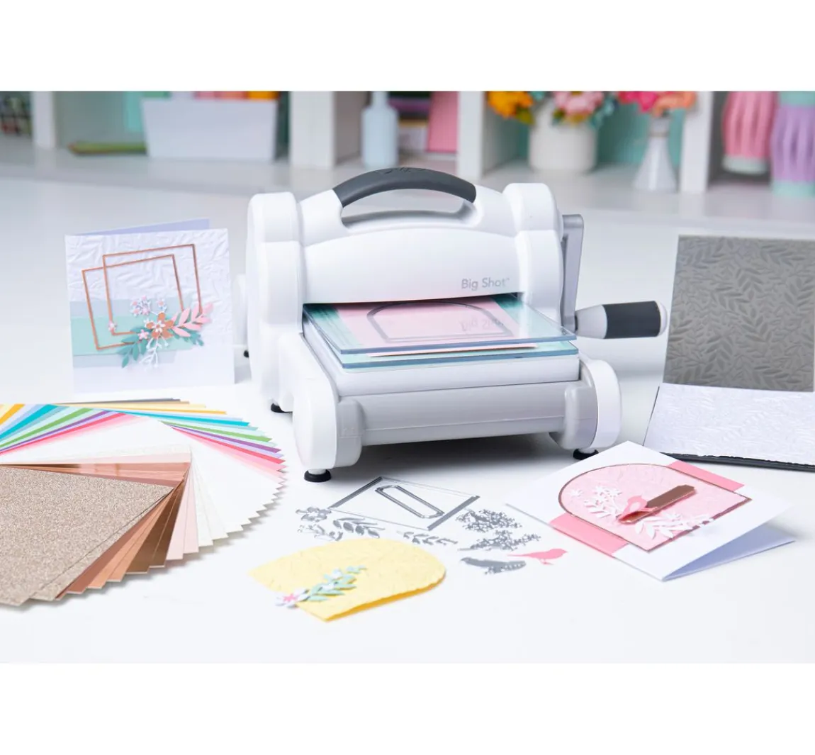Clearance Sizzix Big Shot White & Gray "Starter Kit"
