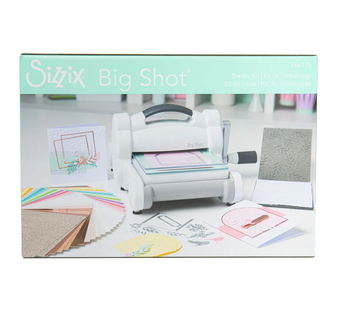 Clearance Sizzix Big Shot White & Gray "Starter Kit"