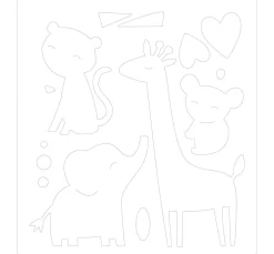 Hot Sizzix Bigz Stanzschablone "Zoo Friends"