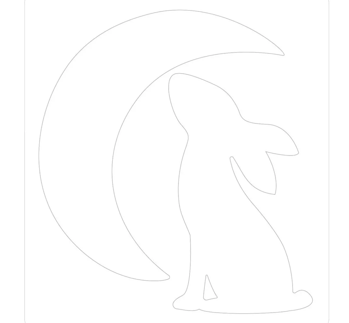 Best Sizzix Bigz Stanzschablone "Rabbit & Moon"