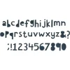 Clearance Sizzix Bigz Stanzschablone " XL Alphabet Die - Cutout Lower by Tim Holtz"