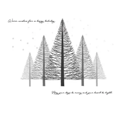 Discount Sizzix Clear Stamp and Stencil Set "Merry and Light by Stacey Park"