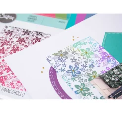 Discount Sizzix Clear Stamp "Petals by Stacey Park"