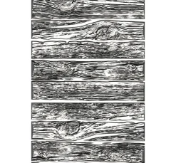 Sale Sizzix 3D-Prägeschablone "Mini Lumber by Tim Holtz"