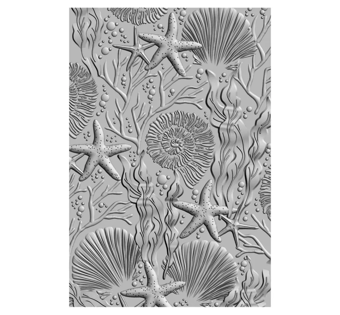 Outlet Sizzix 3D-Prägeschablone "Under the Sea"