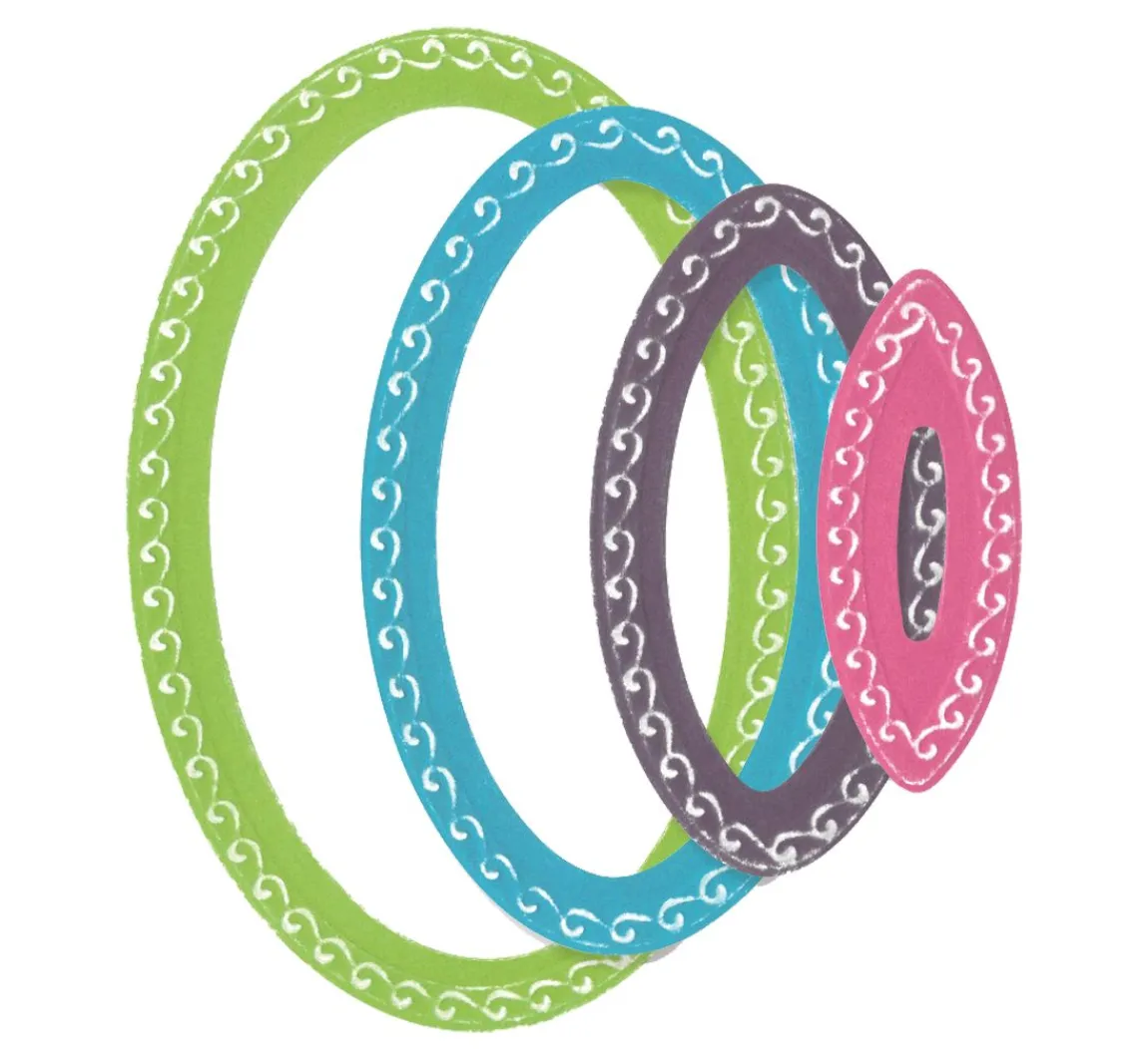Outlet Sizzix Framelits Stanzschablone "Ovals by Stacey Park"