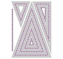 Sizzix Framelits Stanzschablone "Triangles by Stacey Park"