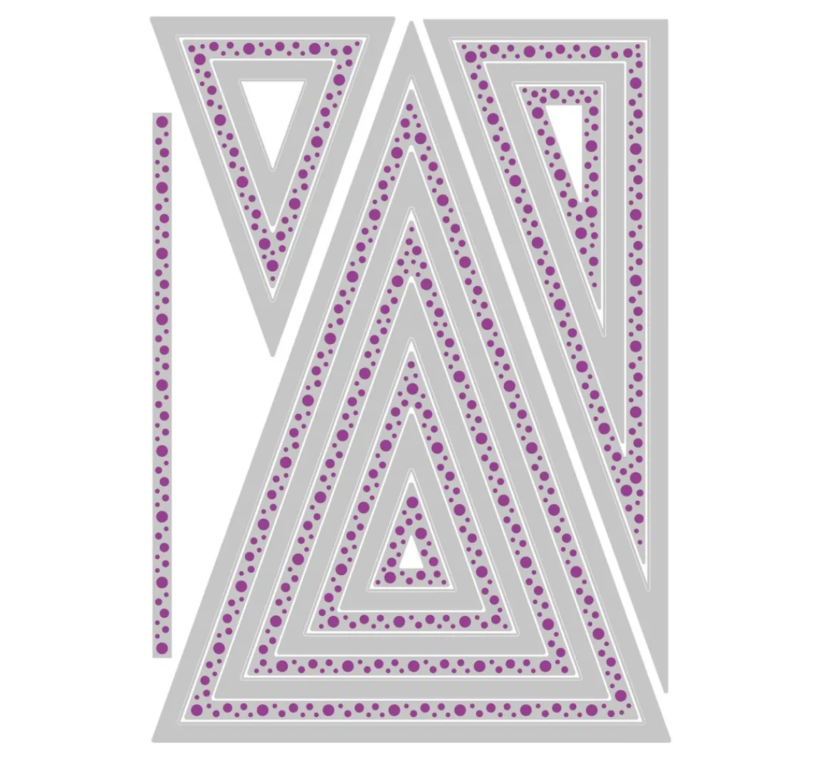 Sizzix Framelits Stanzschablone "Triangles by Stacey Park"