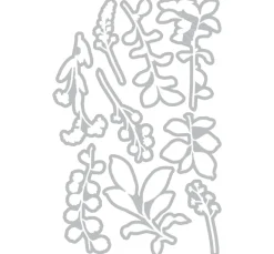Clearance Sizzix Framelits Stanzschablone by 49 and Market "Fine Stems 02"