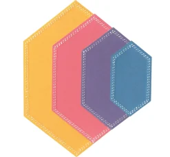 Sale Sizzix Framelits Stanzschablone "Hexagons by Stacey Park"