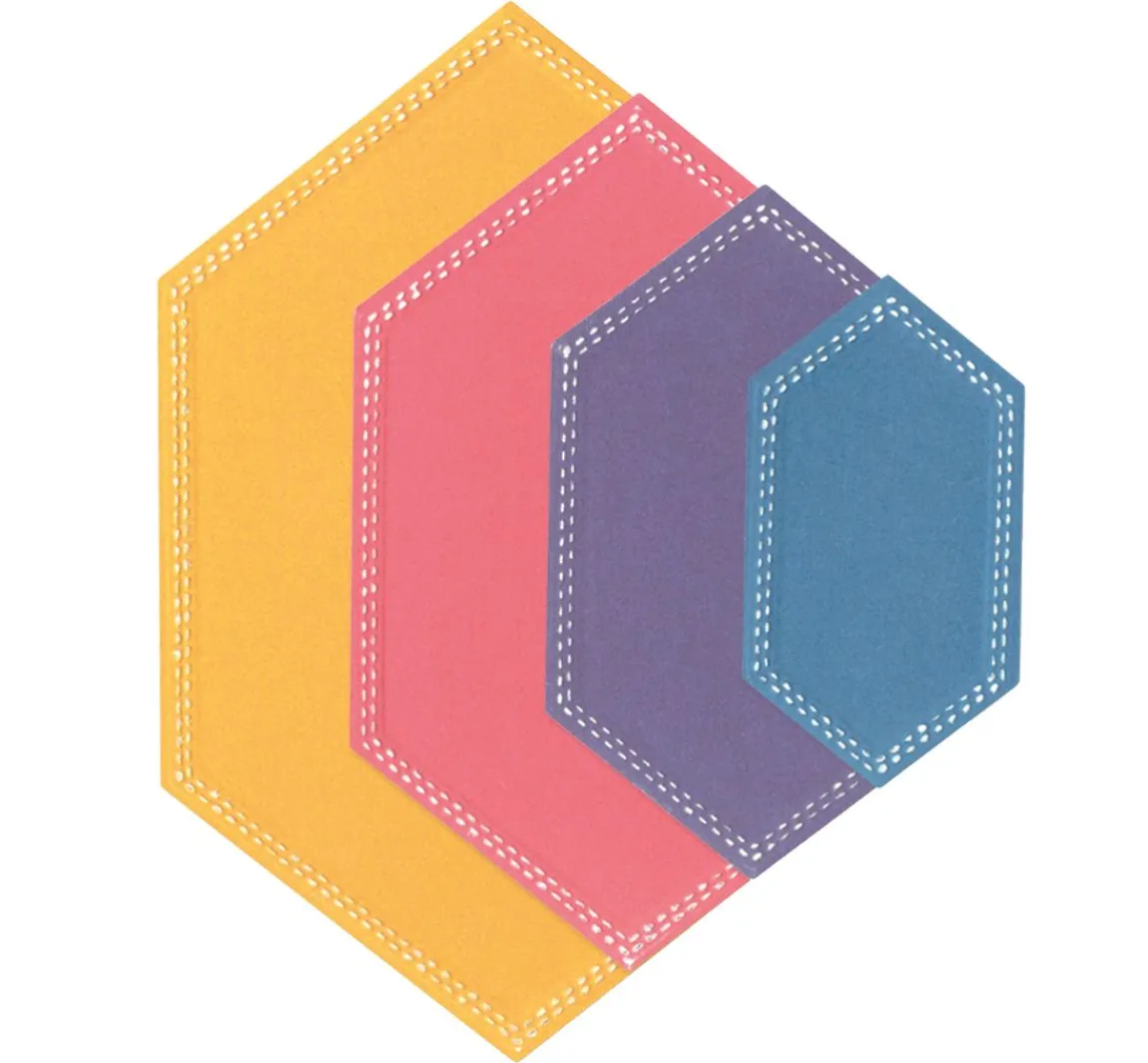 Sale Sizzix Framelits Stanzschablone "Hexagons by Stacey Park"