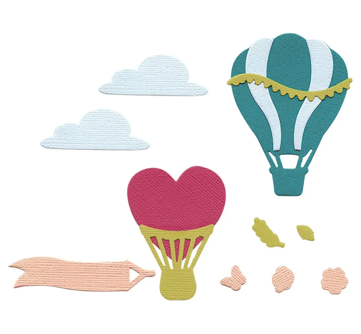 Clearance Sizzix Framelits Stanzschablone "Up and Away by Catherine Pooler"