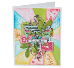 New Sizzix Framelits Stanzschablone und Clear Stamps by 49 and Market