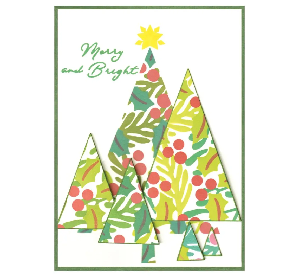 New Sizzix Layered Stencils "Happy Holidays by Stacey Park"