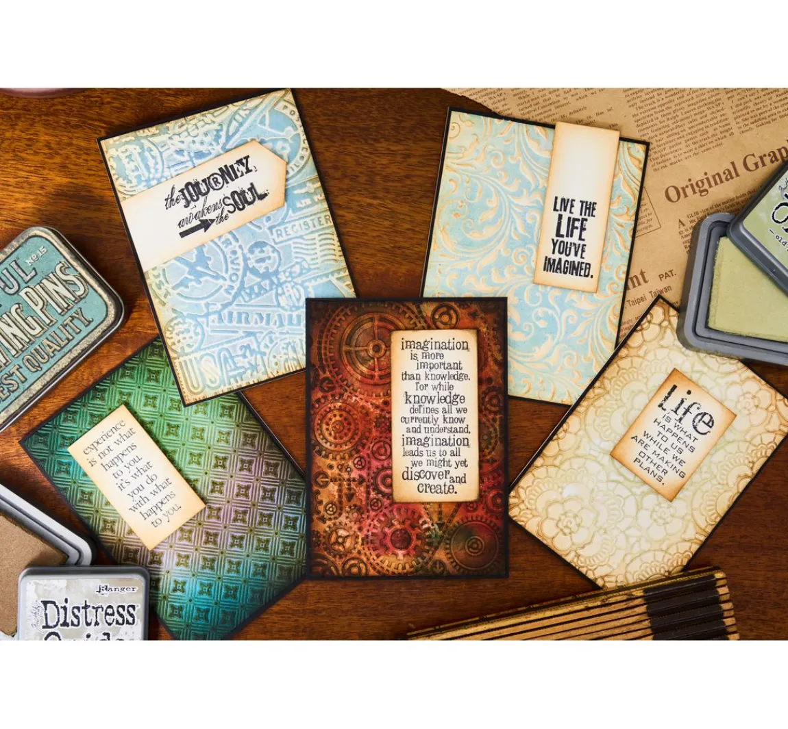 New Sizzix Multi-Level-Prägeschablone "Vault Flourish by Tim Holtz"