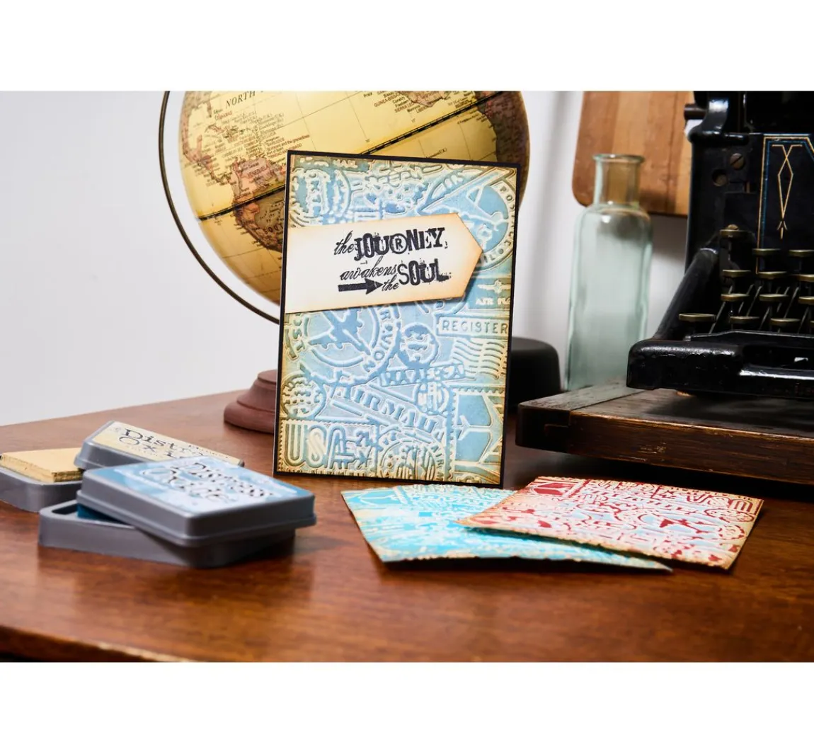 Hot Sizzix Multi-Level-Prägeschablone "Vault Airmail by Tim Holtz"