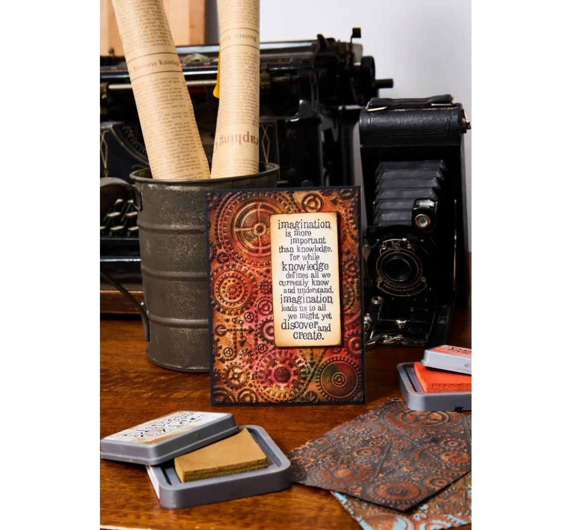 Sale Sizzix Multi-Level-Prägeschablone "Vault Gears by Tim Holtz"